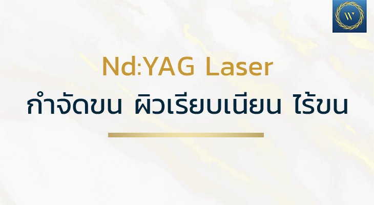กำจัดขน ผิวเรียบเนียน ไร้ขน ด้วย Nd:YAG Laser